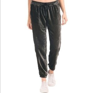 Velvet joggers